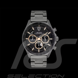 Ferrari Uhr Pilota Evo Chronograph Grau Metallarmband FE-083-0824