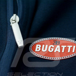 Bugatti Weste Baumwolle Pullover mit Reißverschluss Marineblau BGT057-500 - Herren