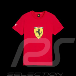 Ferrari T-Shirt F1 Team Puma Ecusson Rot 630435-02 - Kinder