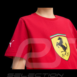 Ferrari T-Shirt F1 Team Puma Ecusson Rot 630435-02 - Kinder