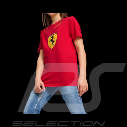 Ferrari T-Shirt F1 Team Puma Ecusson Rot 630435-02 - Kinder
