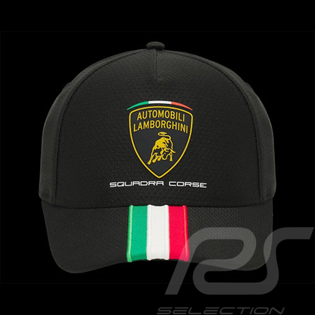 Casquette Lamborghini Squadra Corse Tricolore Noire – 400023320001