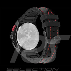 Ferrari Watch Aspire Chronograph Black Leather Strap FE-083-0792