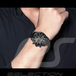Ferrari Uhr Pilota Evo Chronograph Schwarzem Lederarmband FE-083-0823