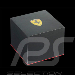 Ferrari Watch Pilota Evo Chronograph Black Leather Strap FE-083-0823