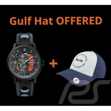 Montre Automatique Automobile Paddock exclusive RS Selection x Pierre Lannier + Casquette Gulf