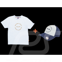 Gulf T-Shirt Smart Casual + Gulf Hat Sky Blue