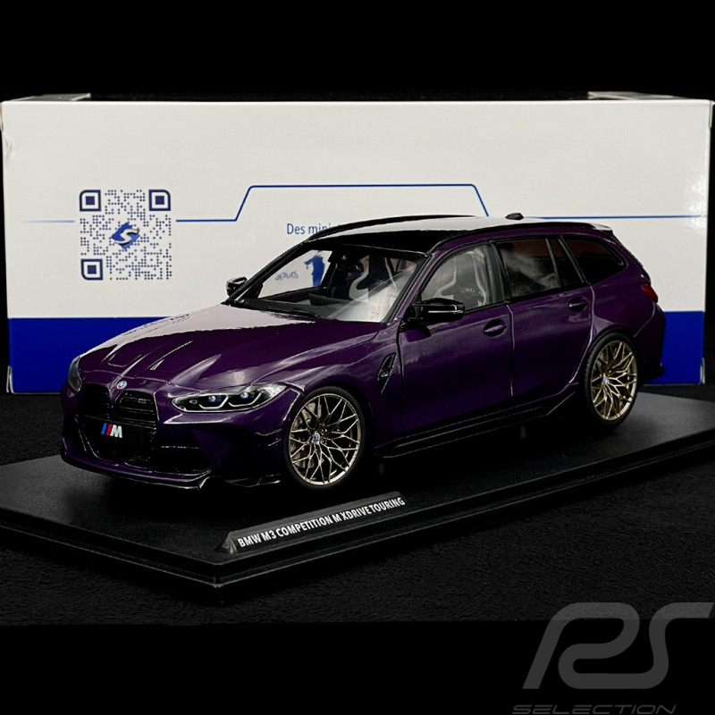 BMW M3 G81 Touring Performance 2024 Twilight Purple Pear 1/18 Solido S1813701