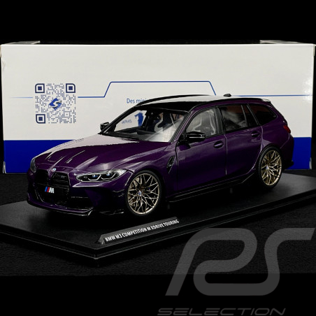 BMW M3 G81 Touring Performance 2024 Twilight Purple Pear 1/18 Solido S1813701