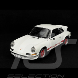Porsche 911 Carrera RS 2.7 1973 Blanc / Bandes Rouges 1/12 Norev 127514