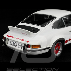 Porsche 911 Carrera RS 2.7 1973 Blanc / Bandes Rouges 1/12 Norev 127514