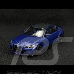 BMW M3 2024 Matt Blue Metallic 1/18 Minichamps 110020220