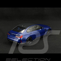 BMW M3 2024 Bleu Mat Métallique 1/18 Minichamps 110020220