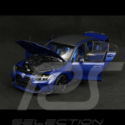 BMW M3 2024 Matt Blue Metallic 1/18 Minichamps 110020220