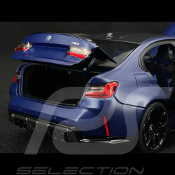 BMW M3 2024 Bleu Mat Métallique 1/18 Minichamps 110020220