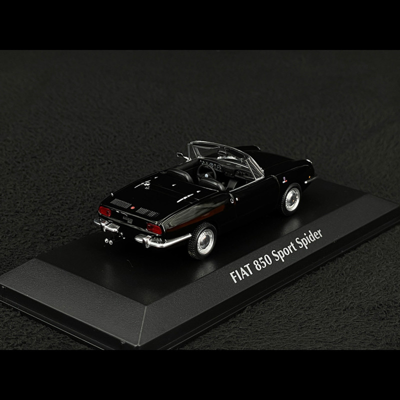 Fiat 850 Sport Spider 1968 Black 1/43 Minichamps 940121231