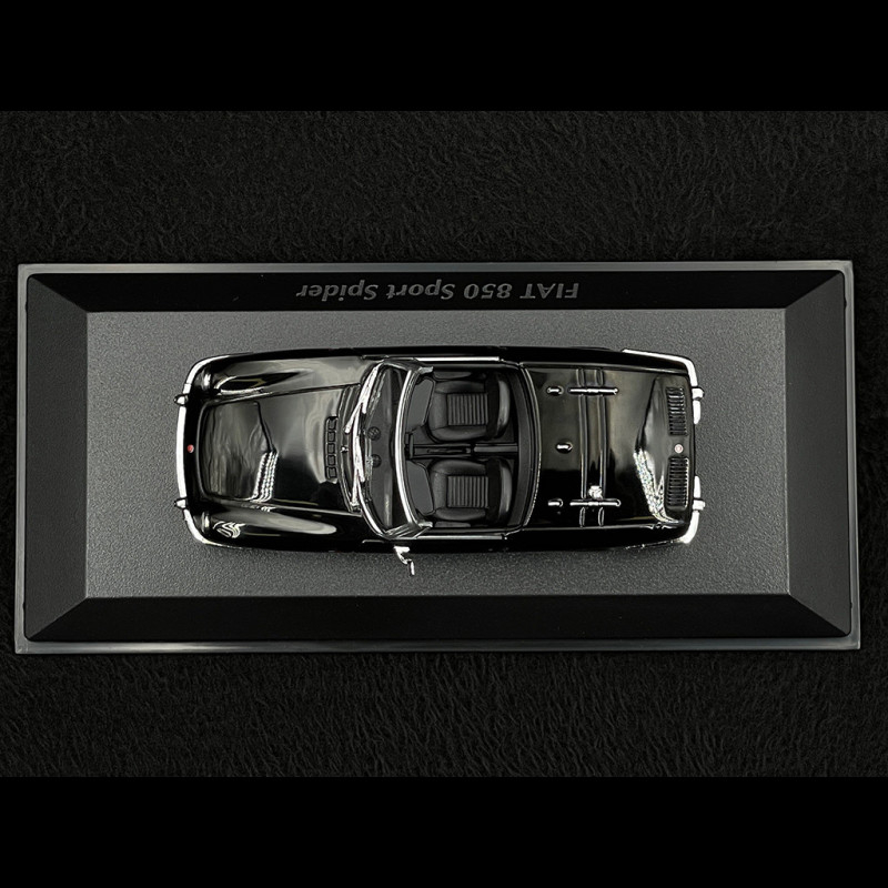 Fiat 850 Sport Spider 1968 Black 1/43 Minichamps 940121231