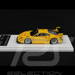 Ferrari F40 LM Version Presse Avec Jantes Enkei Argentées 1996 Jaune Modena 1/43 Tecnomodel TM43-67B