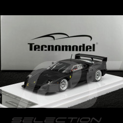 Ferrari F40 LM Presseversion Mit Silbernen Enkei-Felgen 1996 Mattschwarz 1/43 Tecnomodel TM43-67C