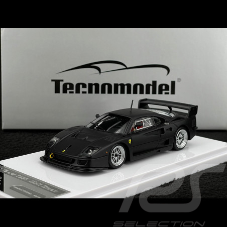Ferrari F40 LM Version Presse Avec Jantes Enkei Argentées 1996 Noir Mat 1/43 Tecnomodel TM43-67C