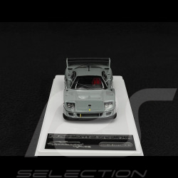 Ferrari F40 LM Presseversion Mit Schwarzen Felgen 1996 Grigio Medio 1/43 Tecnomodel TM43-67E