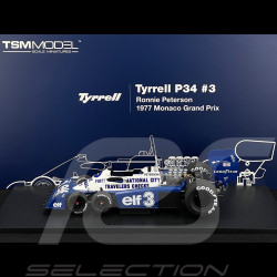 Ronnie Peterson Tyrrell P34 n° 3 Monaco GP 1977 F1 1/12 TSM Models TSM120012
