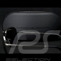 Lunettes de soleil Porsche Pas Cher monture Titanium / verres Olive / Argent Porsche Design P'8508 WAP0785080JC62