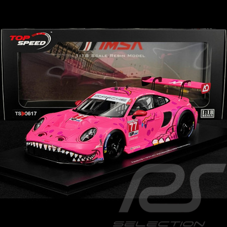 Porsche 911 GT3 R Type 992 n° 77 "Roxy" 4ème IMSA Road America 2024 1/18 Top Speed TS0617