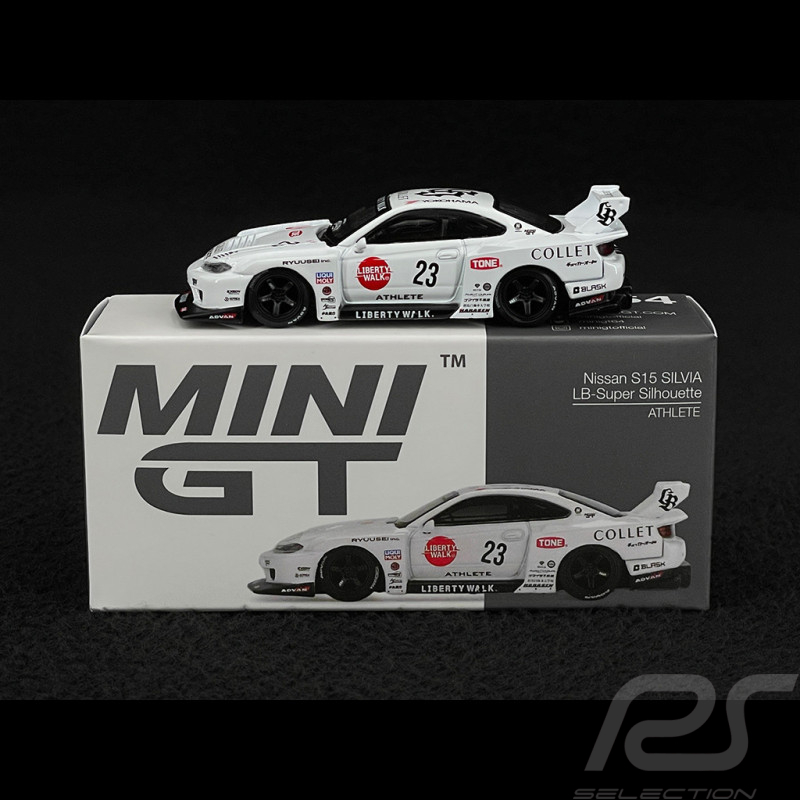 Nissan Silvia S15 LB-Super Silhouette Athlete 2024 Blanc 1/64 Mini GT MGT01054-R