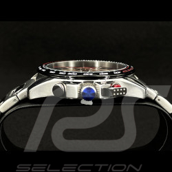 Ferrari Watch Pilota Evo Chronograph Silver Metal Bracelet / Black FE-083-0852