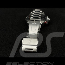 Ferrari Watch Pilota Evo Chronograph Silver Metal Bracelet / Black FE-083-0852