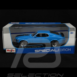 Ford Mustang Mach 1 1970 Bleu 1/18 Maisto MAI31453BL