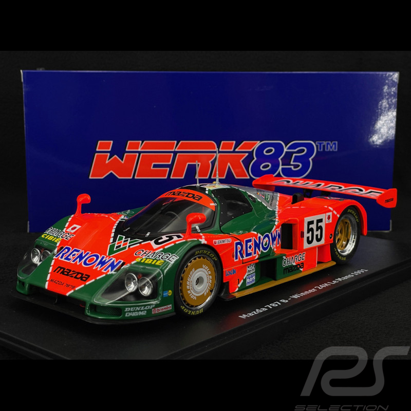 Mazda 787B n° 55 Winner 24h Le mans 1991 1/18 Werk83 W1802701