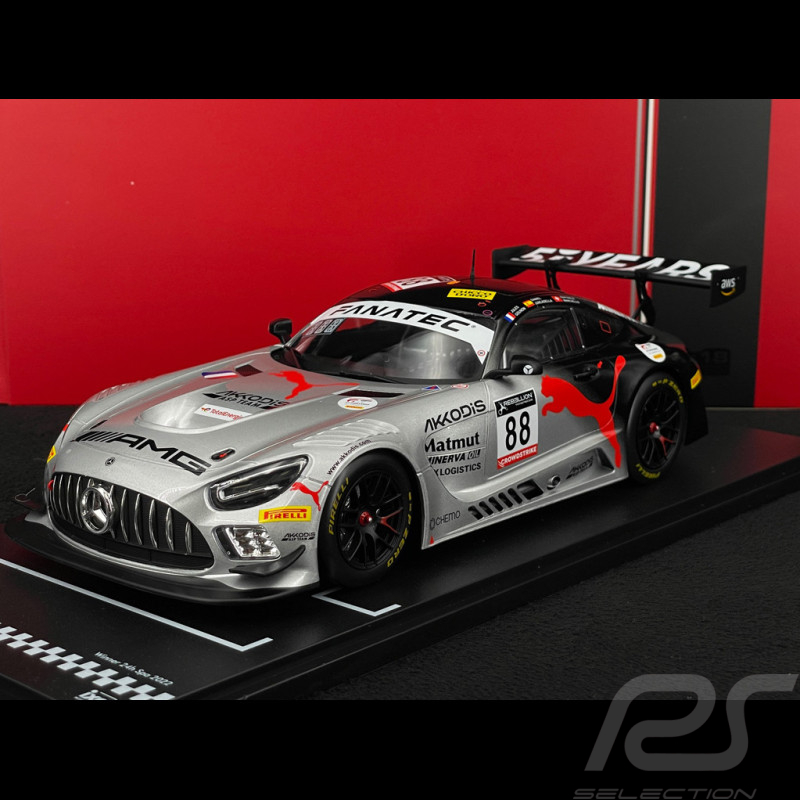 Mercedes-AMG GT3 Evo n° 88 Winner 24h Spa 2022 1/18 Ixo LEGT18-22SPA001