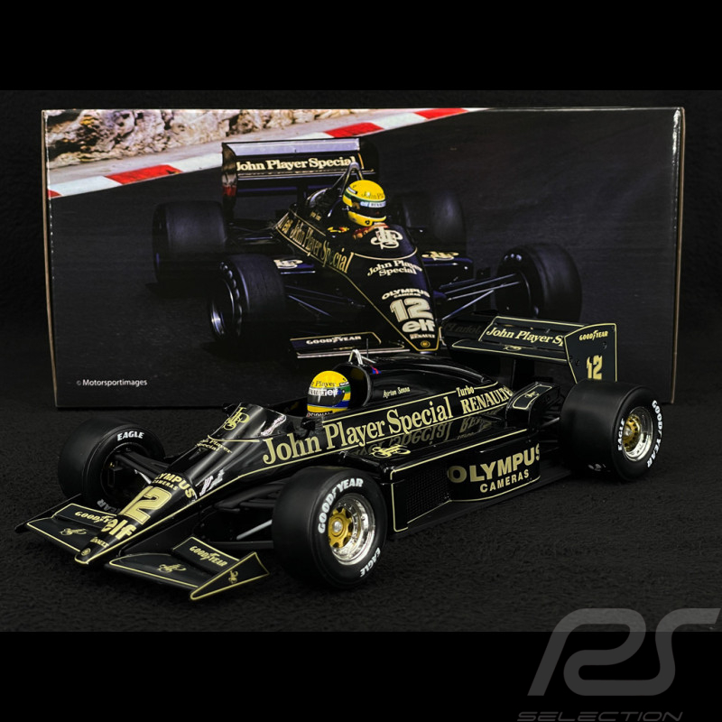 Ayrton Senna Lotus 97T n° 12 2nd Monaco GP 1985 F1 1/18 Werk83 W18056001