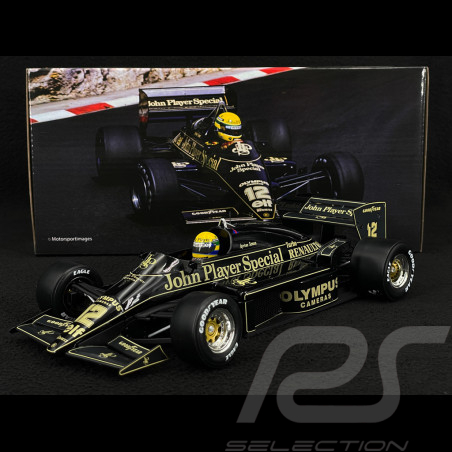 Ayrton Senna Lotus 97T n° 12 2nd Monaco GP 1985 F1 1/18 Werk83 W18056001