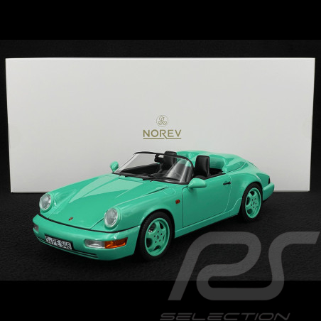 Porsche 911 Speedster Type 964 1993 Mint Green 1/18 Norev 187131