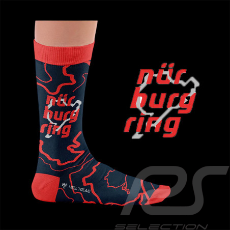 Inspiration Nürburgring Lettering Socks / Blue / Red - Unisex - Size 41/46