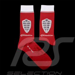 Inspiration Alfa Romeo Giulietta Spider Veloce 1961 / Rot / Weiß - Unisex - Größe 41/46