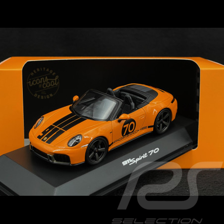 Porsche 911 Spirit 70 Typ 992 Cabriolet 2025 Signal Orange 1/43 Spark WAP0200540SGTS
