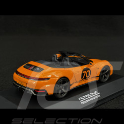 Porsche 911 Spirit 70 Type 992 Cabriolet 2025 Orange Signal 1/43 Spark WAP0200540SGTS