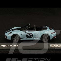 Porsche 911 Spirit 70 Type 992 Cabriolet 2025 Bleu Messen 1/43 Spark WAP0200550SGTS