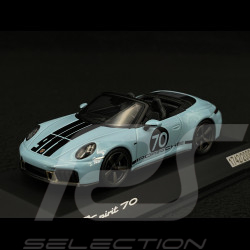 Porsche 911 Spirit 70 Type 992 Cabriolet 2025 Bleu Messen 1/43 Spark WAP0200550SGTS