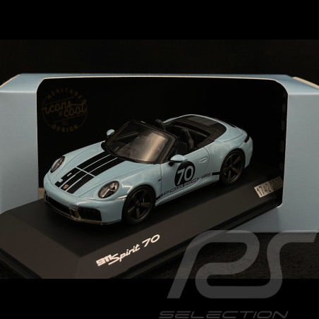 Porsche 911 Spirit 70 Type 992 Cabriolet 2025 Bleu Messen 1/43 Spark WAP0200550SGTS