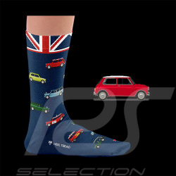 Chaussettes Inspiration Mini Cooper / Bleu - Mixte - Pointure 41/46