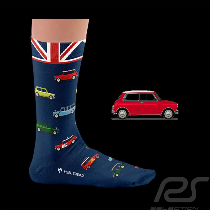 Inspiration Mini Cooper Socken / Blau - Unisex - Größe 41/46