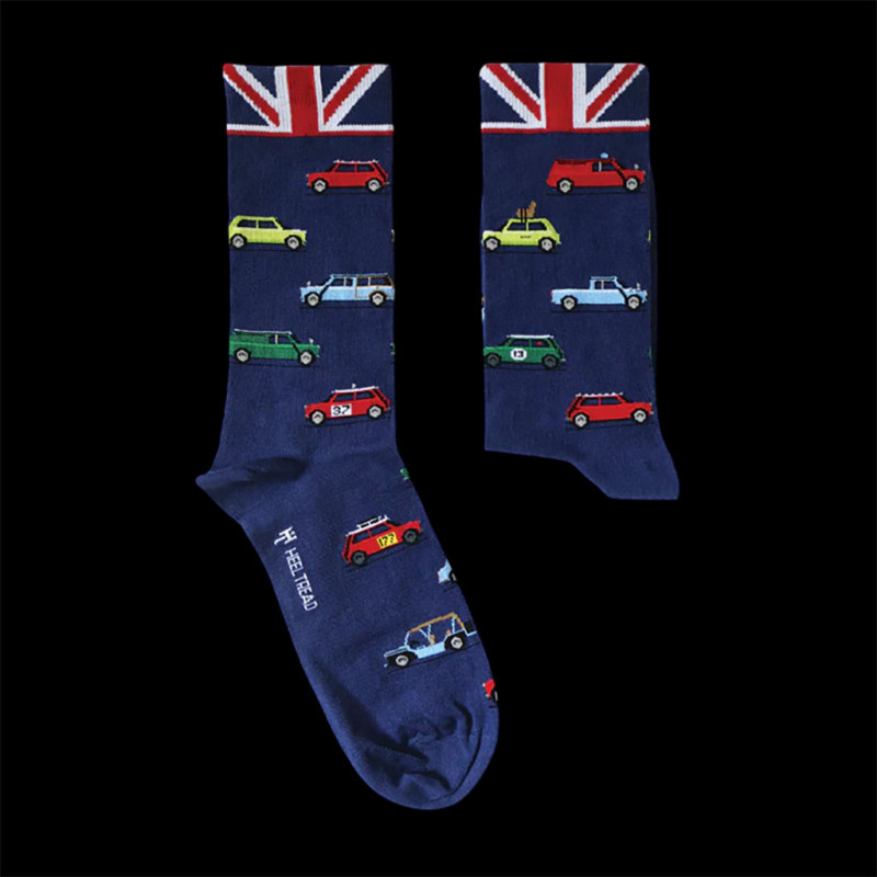 Inspiration Mini Cooper Socks / Blue - Unisex - Size 41/46