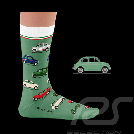 Inspiration Fiat 500 Socken / Grün - Unisex - Größe 41/46