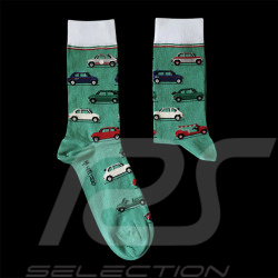 Inspiration Fiat 500 Socken / Grün - Unisex - Größe 41/46