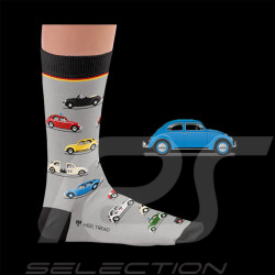 Inspiration Volkswagen Beetle Socks / Grey / Black - Unisex - Size 41/46